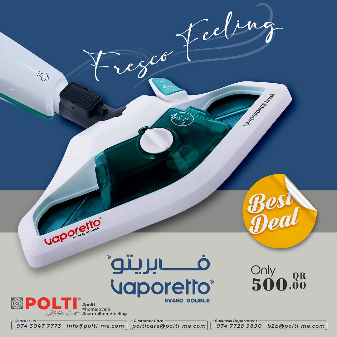 Polti Vaporetto SV450_Double (STEAM CLEANER + STEAM MOP)